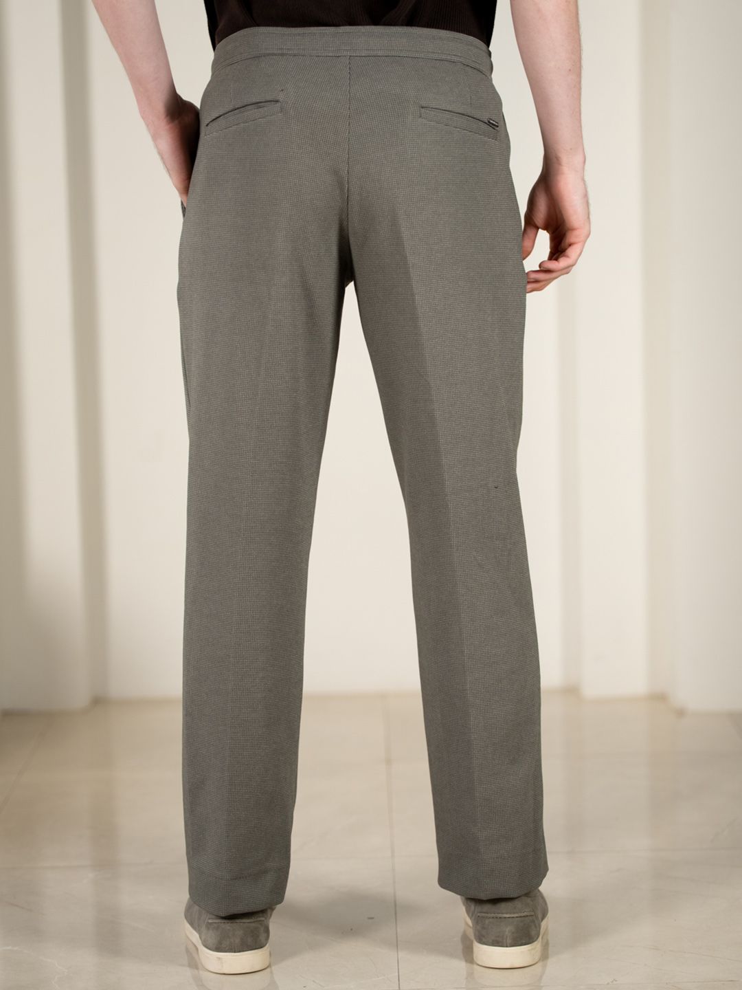 Buy The Pant Project Men Viren Green Relaxed Fit Power-Stretch
