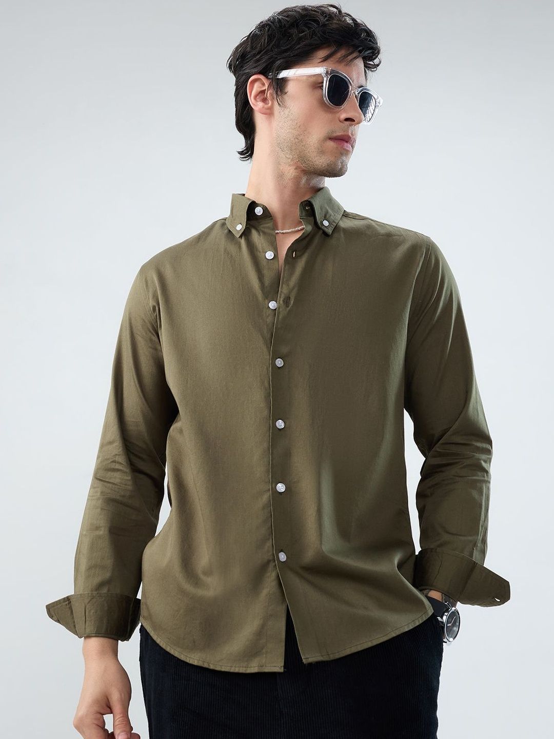 VASTRADO Men Classic Slim Fit Casual Shirt