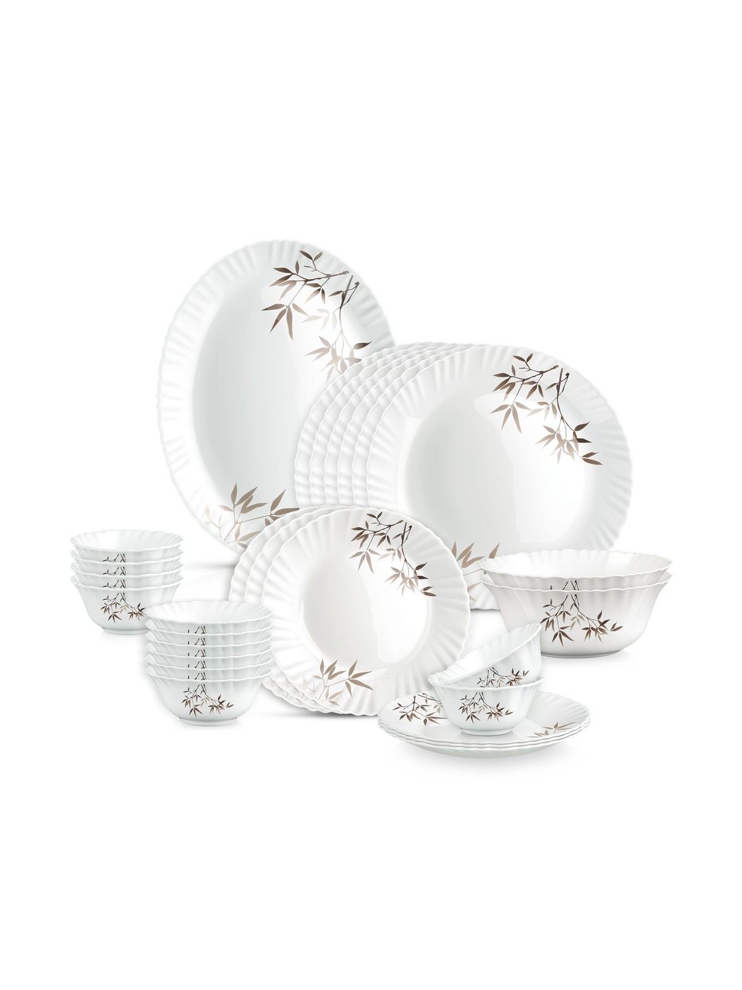 Buy Treo Opalware White Aurelia Arashi 27Pc Microwave & Dishwasher