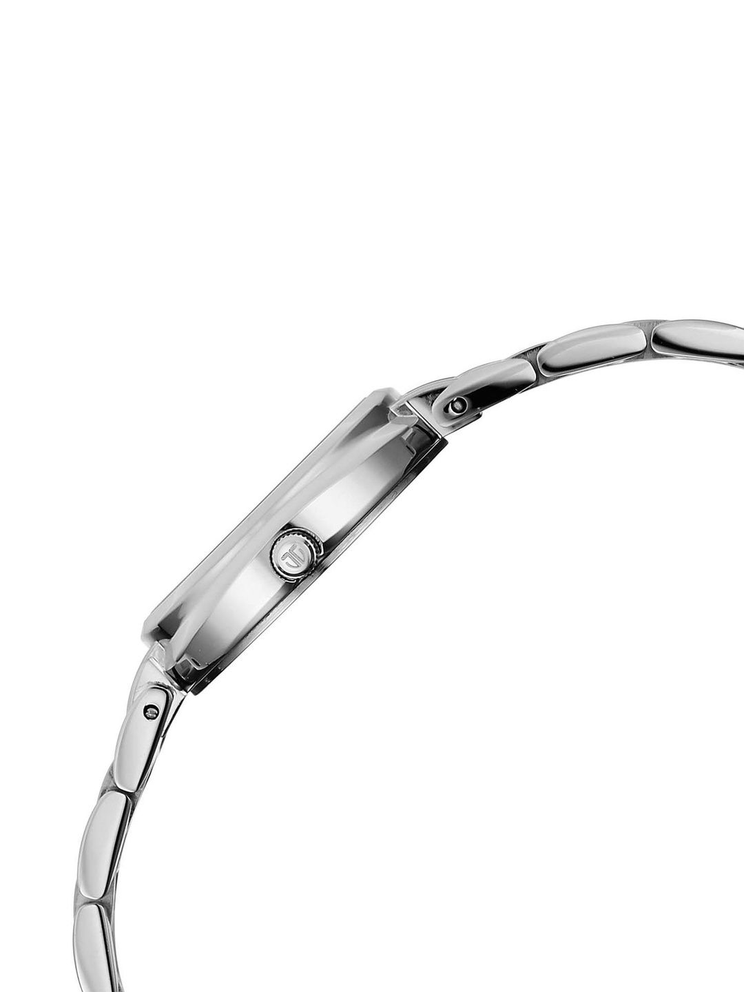 Dial & Stainless Steel Bracelet Style Straps Analogue Date Aperture Watch 95370SM01
