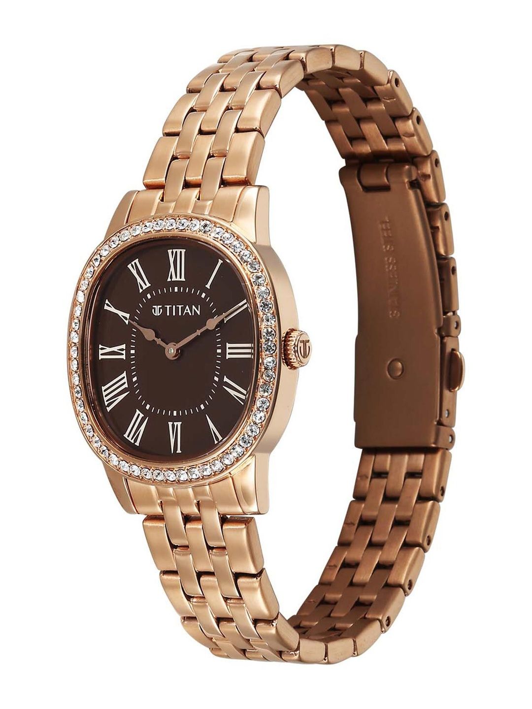 Dial & Stainless Steel Bracelet Style Straps Analogue Watch 95332WM01
