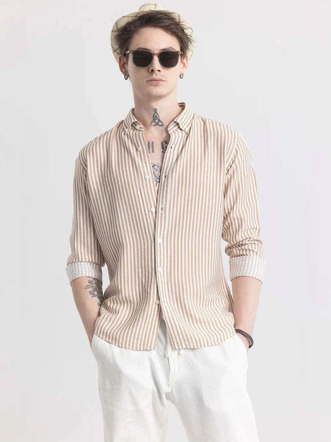OTUS Men Classic Striped Casual Shirt