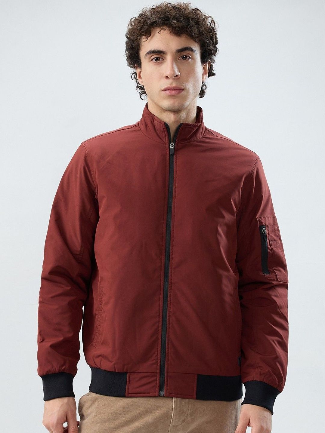 Parx Men Lightweight Bomber Jacket