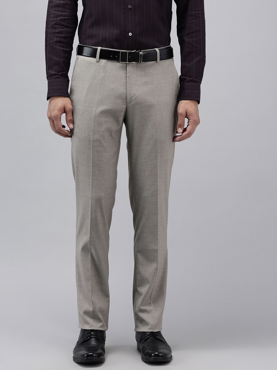 Arrow Men Hudson Tailored Fit Formal Trousers