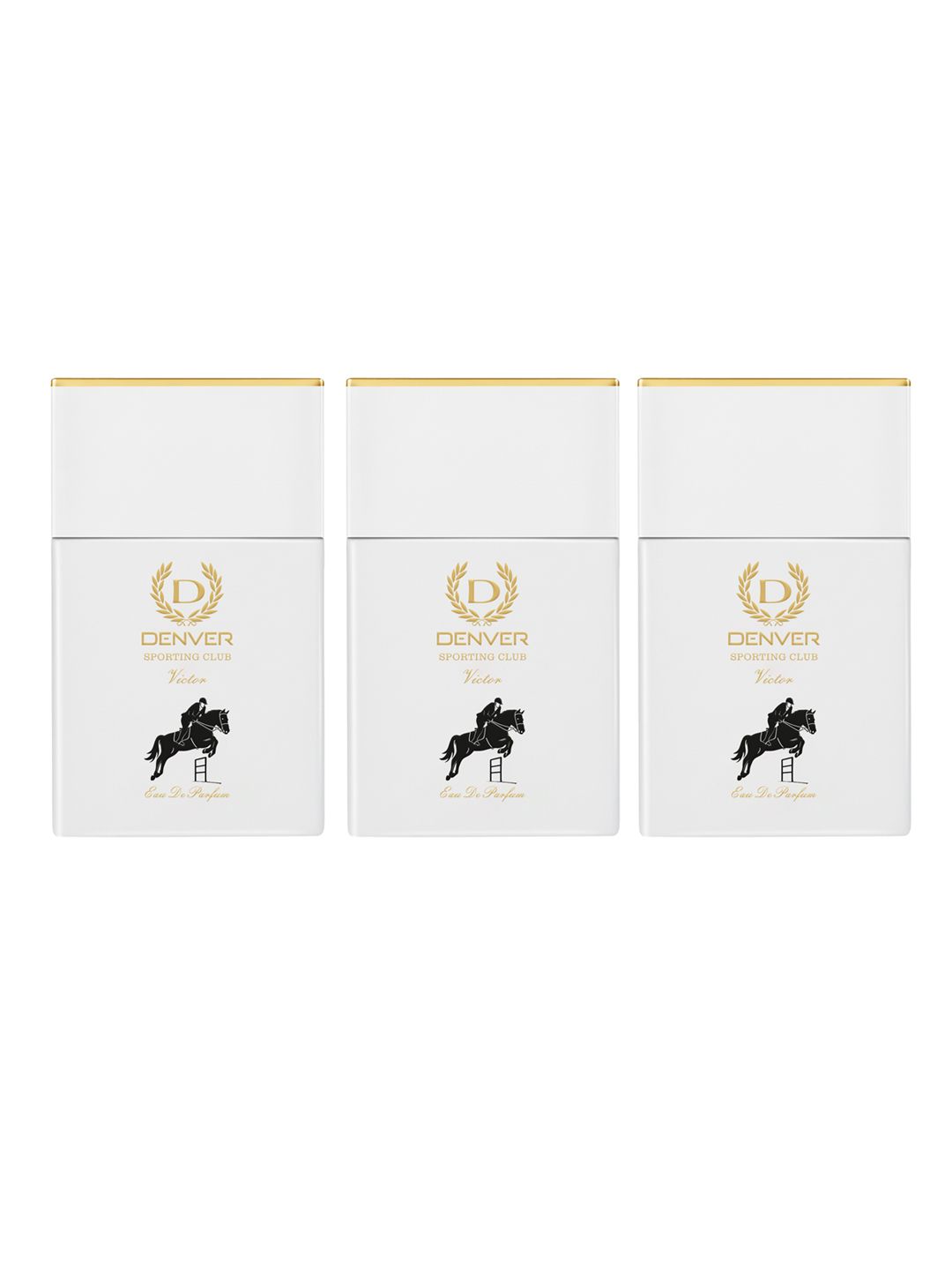 Denver Men Set of 3 Sporting Club Victor Eau de Parfum 70ml each
