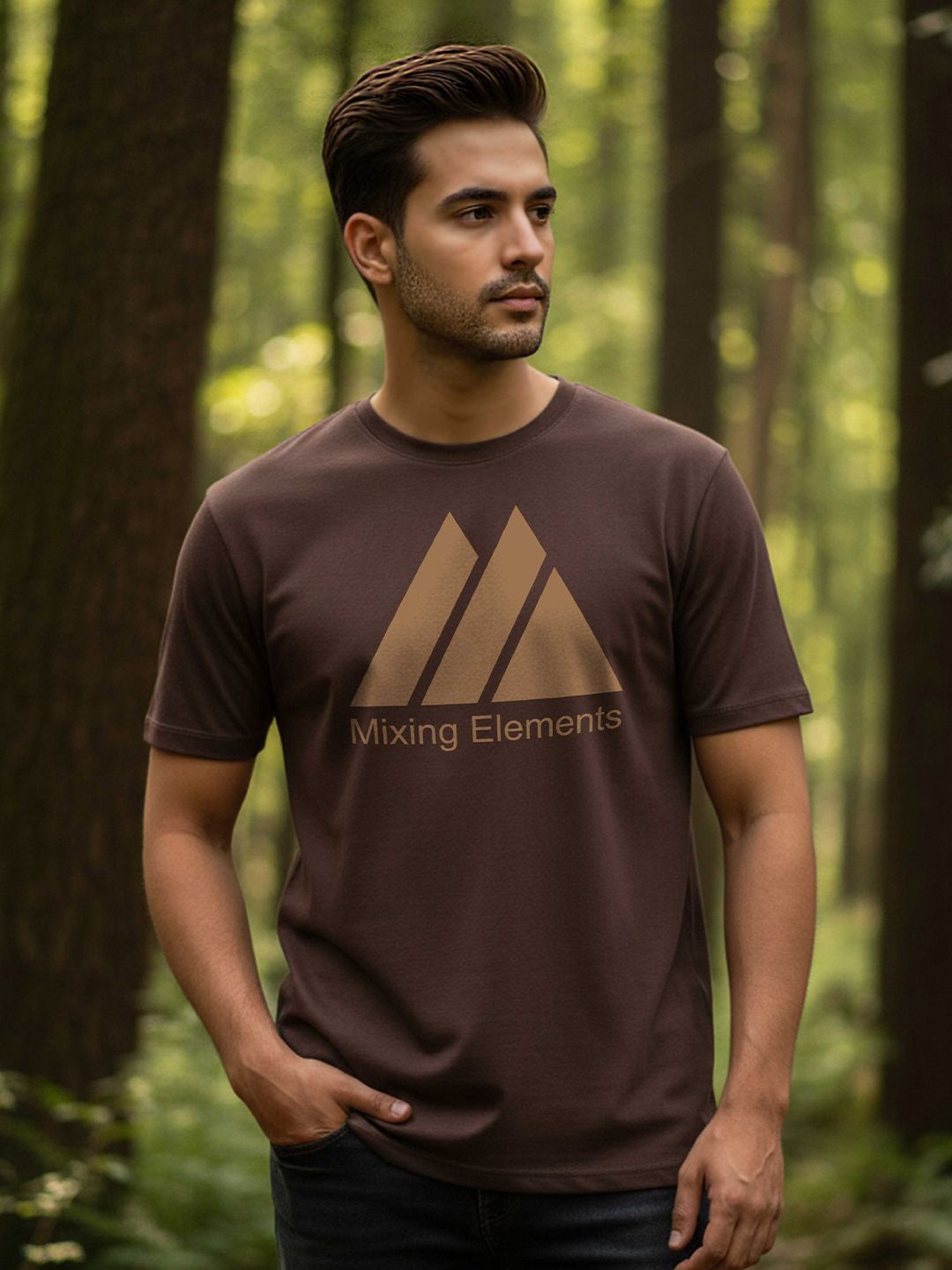 Moda Rapido Men Graphic Printed Round Neck T-shirt