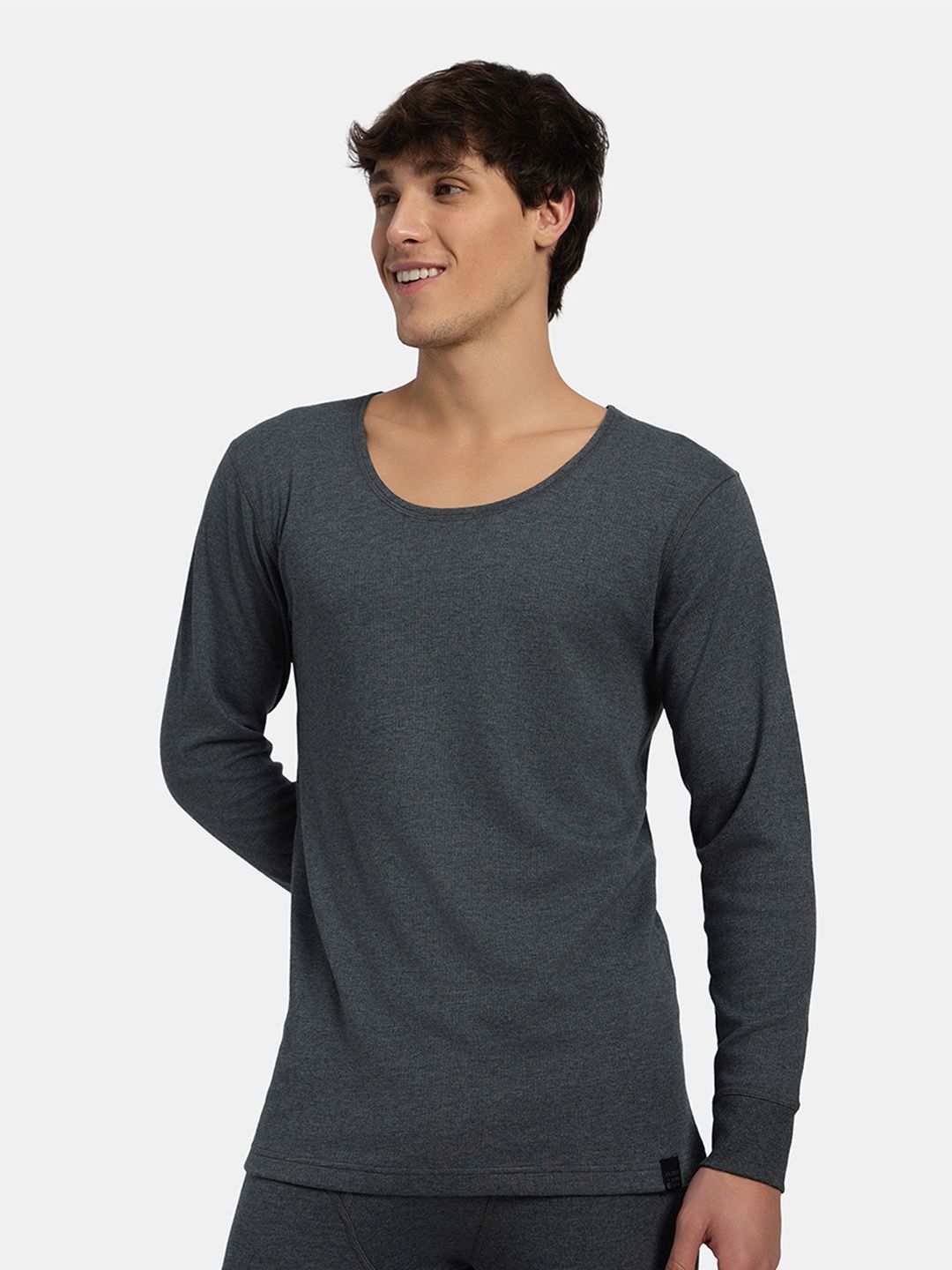 Jockey Super Combed Cotton Rich Brushed Fabric Full Sleeved Thermal Undershirt - 2403