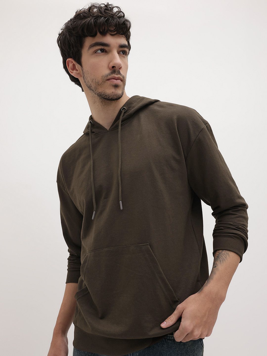 The Roadster Life Co. Hooded Oversized Terry Sweatshirt