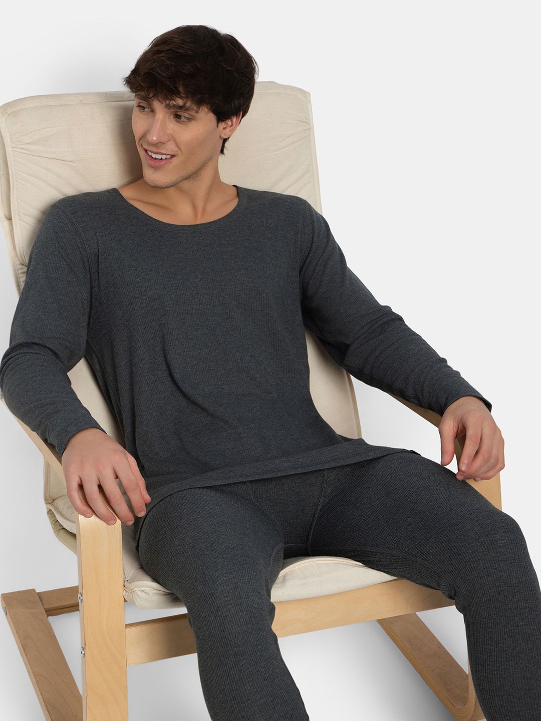 Jockey Super Combed Cotton Full Sleeve Thermal Undershirt With Stay Warm Technology - 2401
