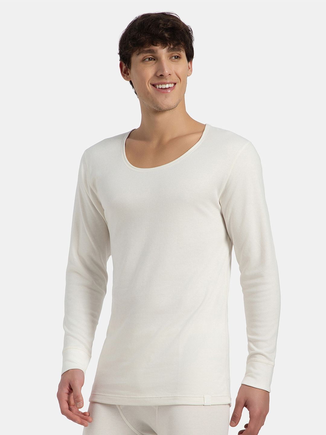 Jockey Super Combed Cotton Rich Brushed Fabric Full Sleeved Thermal Undershirt - 2403