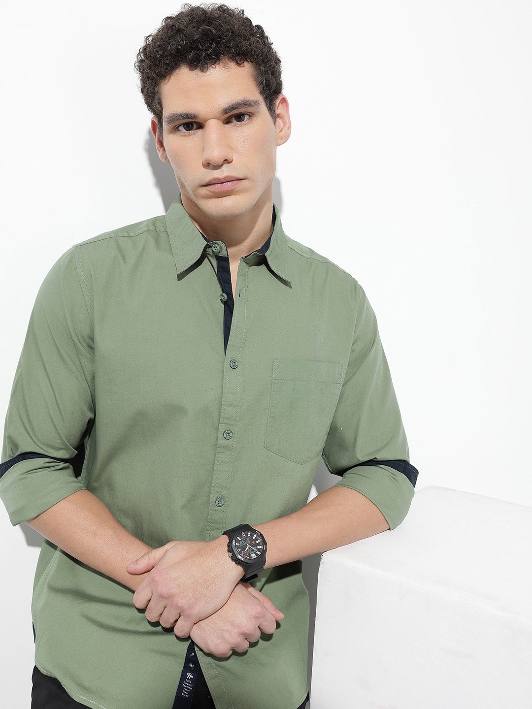 The Roadster Life Co. Pure Cotton Casual Shirt