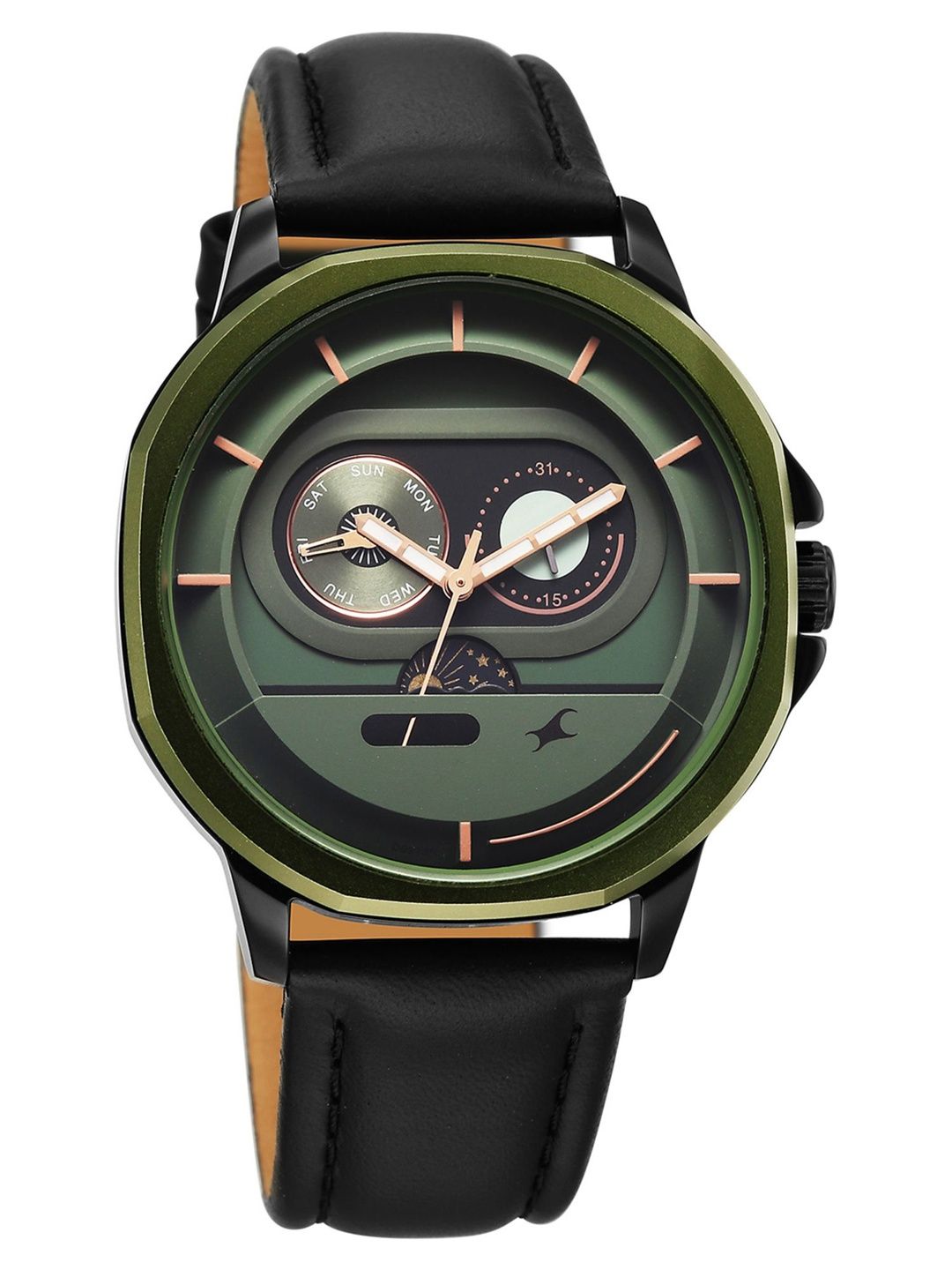 Buy Fastrack Street Opulence Quartz Analog Green Dial Watch For