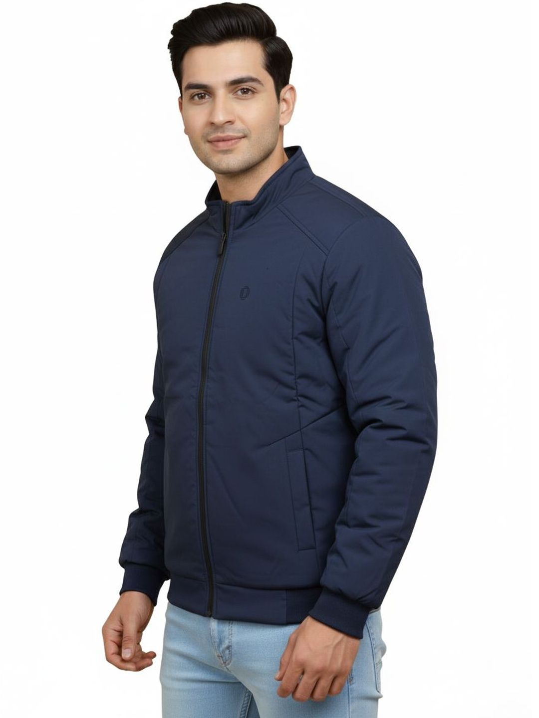 Dollar Men Reflective Strip Bomber Jacket