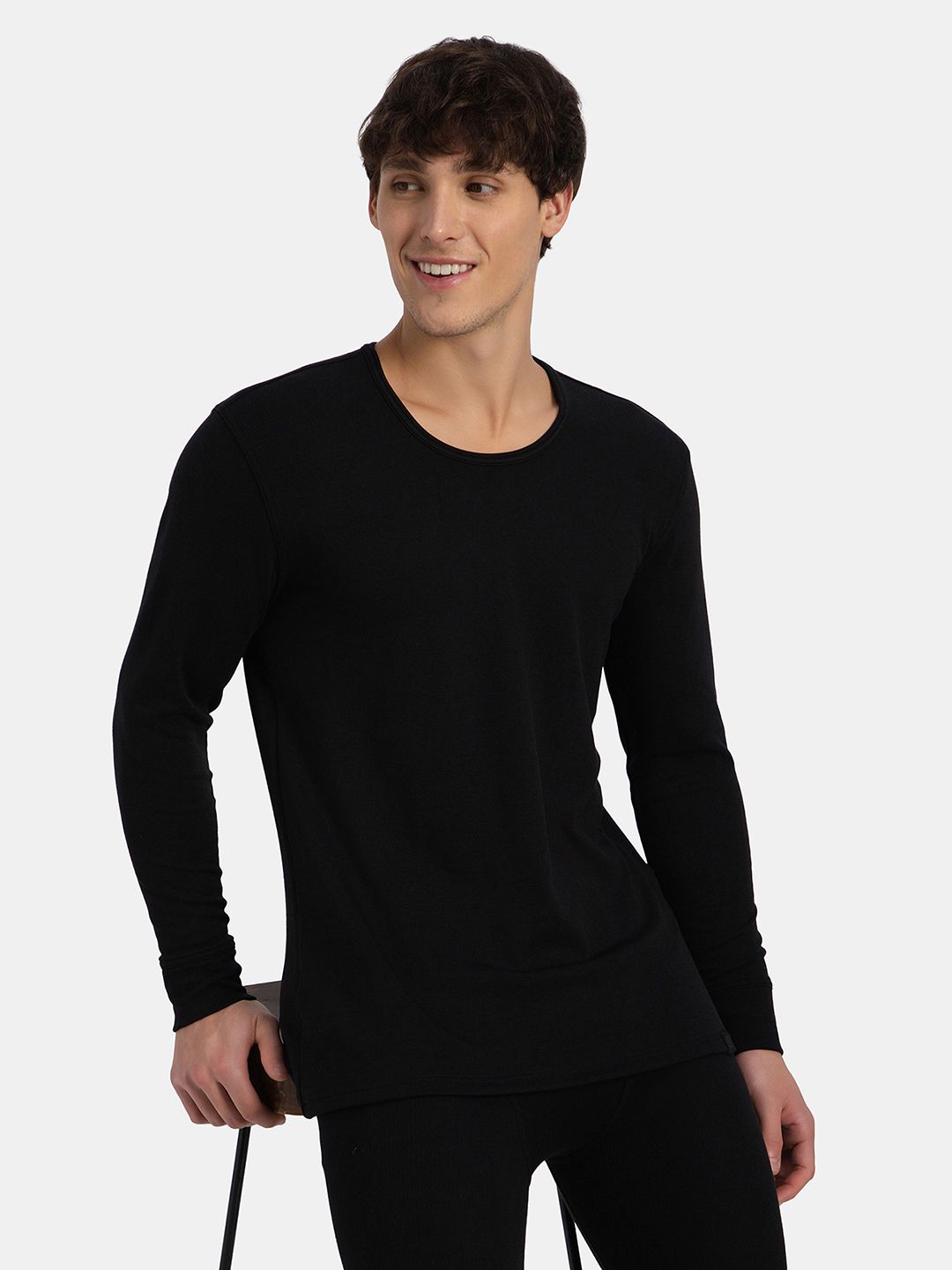 Jockey Soft Touch Microfiber Stretch Fleece Fabric Thermal Undershirt-2606