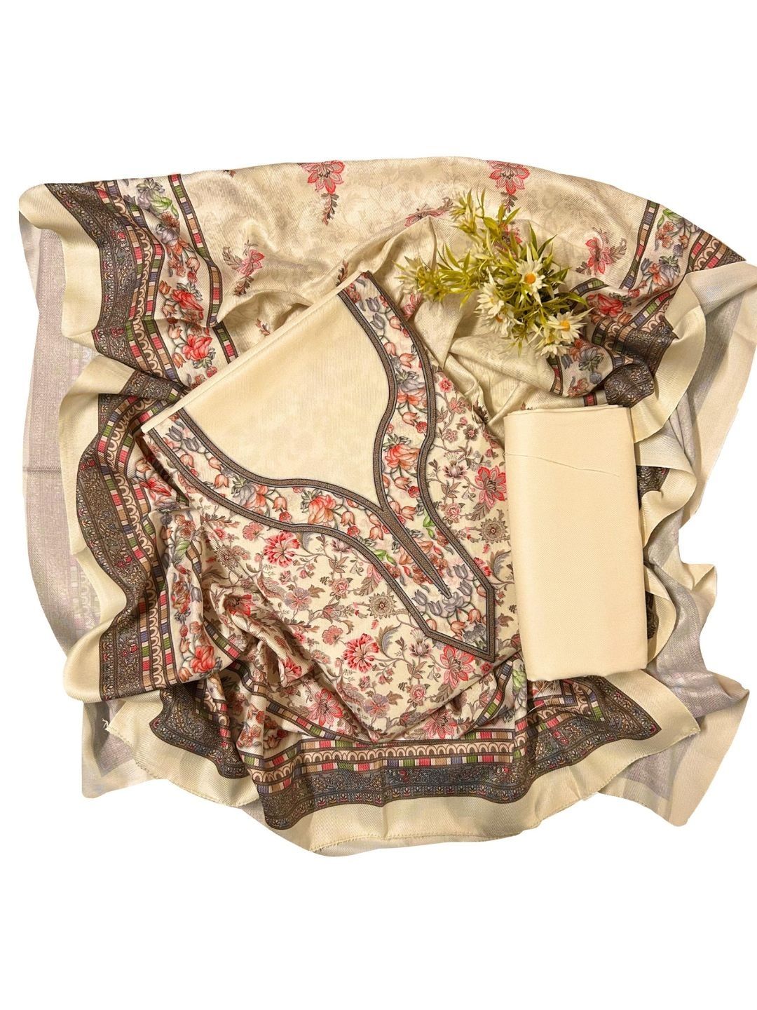 EJS Printed Unstitched Dress Material