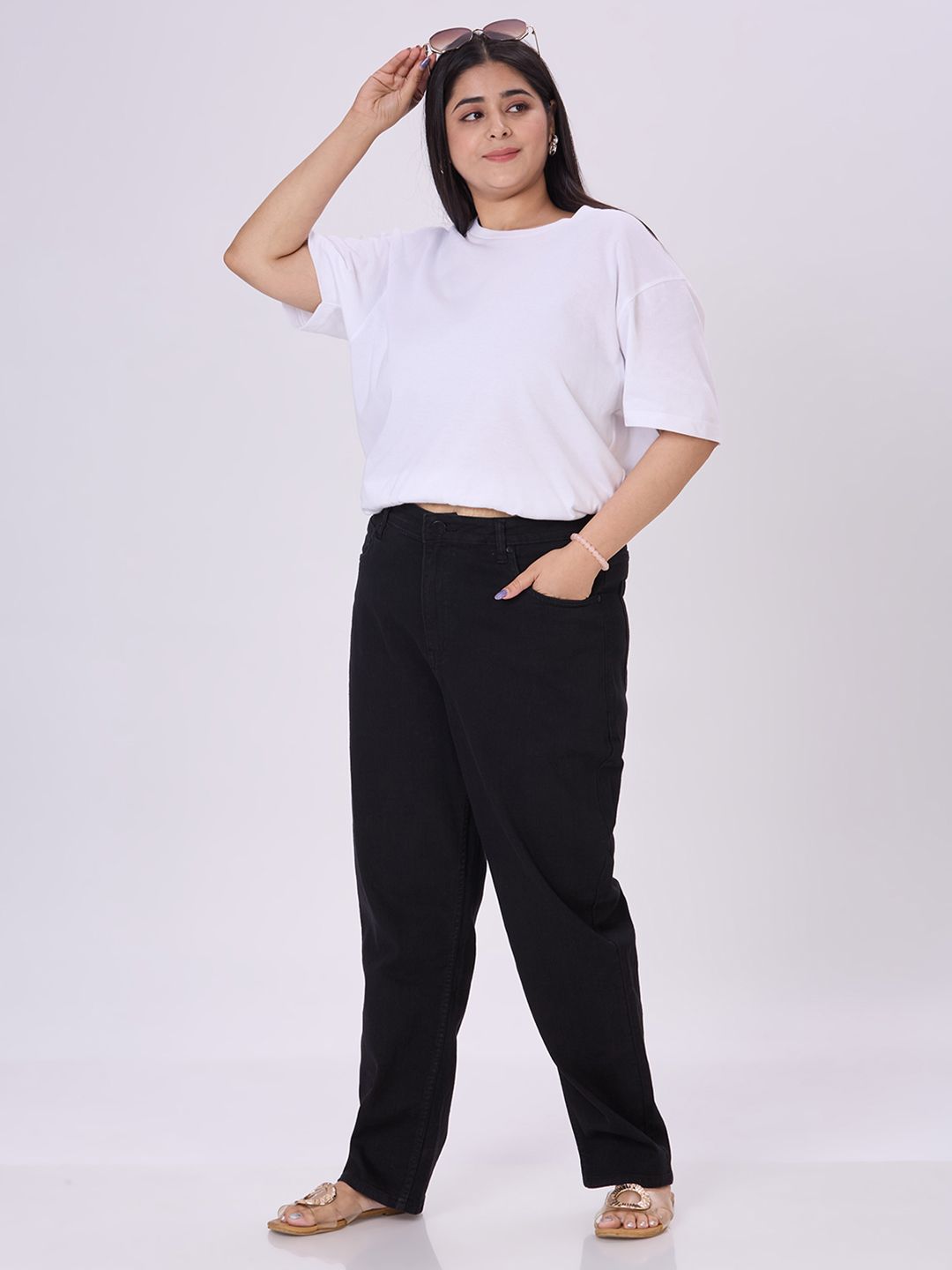 Style Quotient Plus Size Women Regular Fit High-Rise Stretchable Jeans