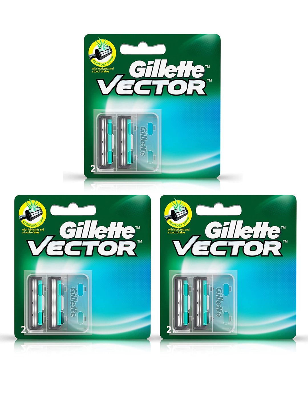Gillette Gillette Men Set of 3 Vector 2 Blades