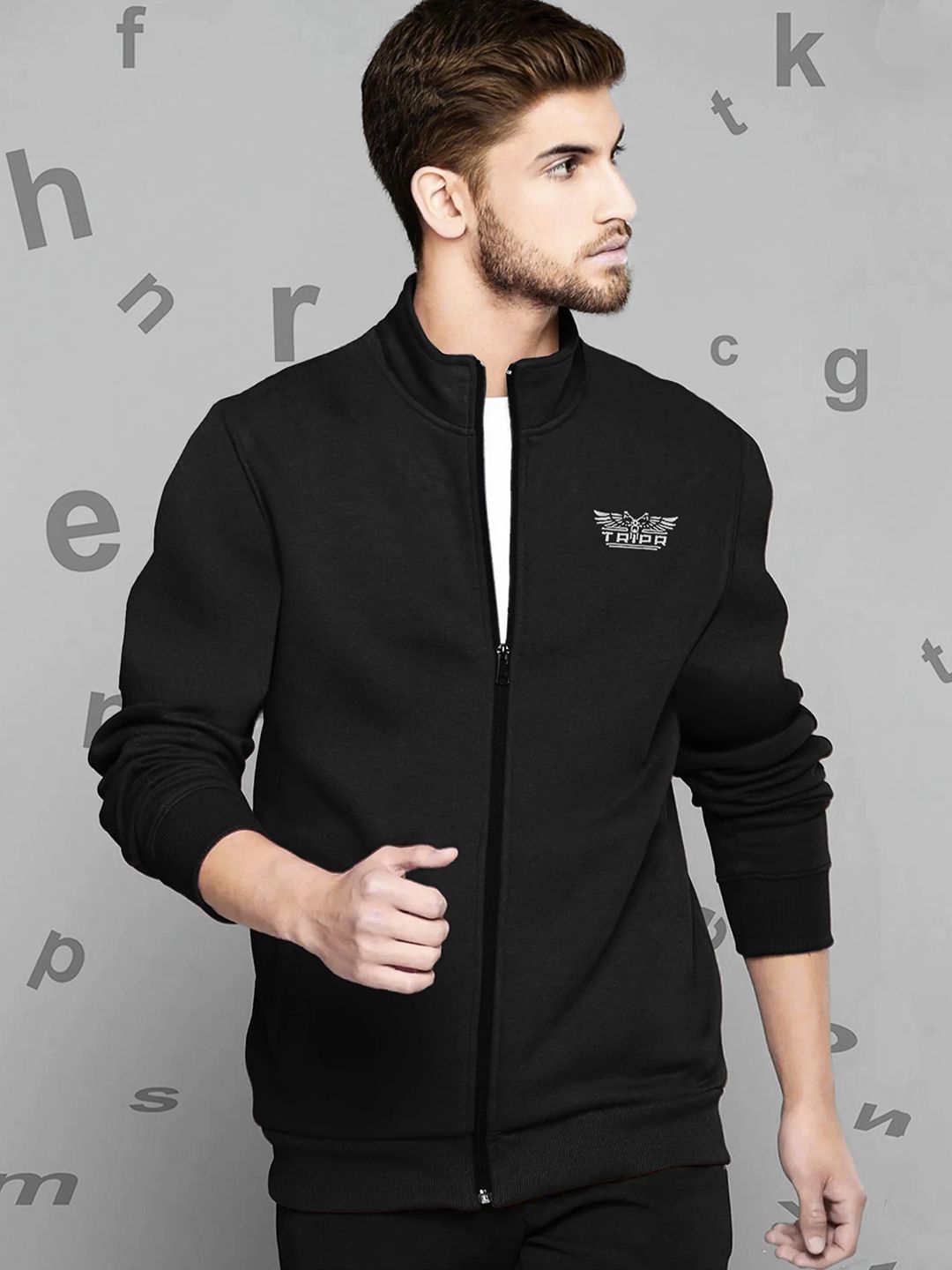 TRIPR Mock Collar Bomber Jacket