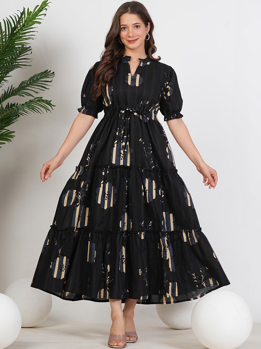 Black Floral Dresses - Buy Black Floral Dresses online in India