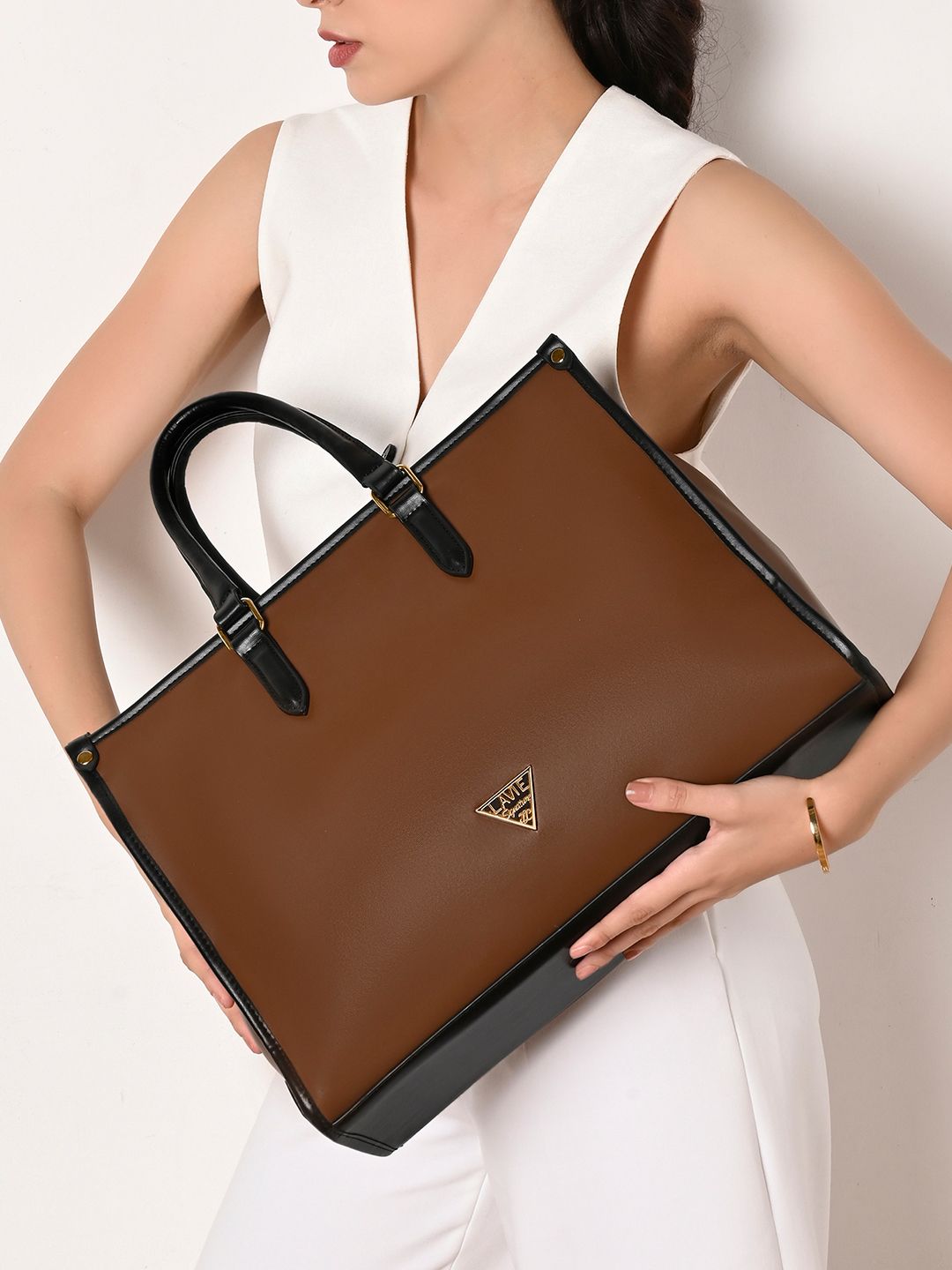 Buy Lavie Signature Women's Madisson Box Large Tote Handbag