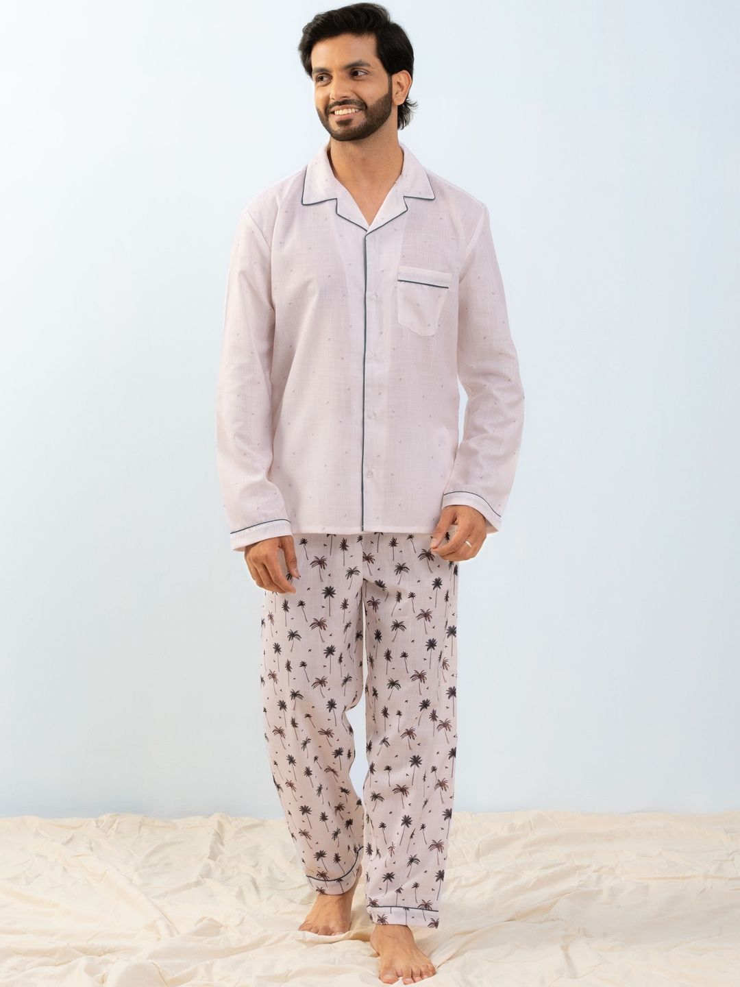 House of Comfort Men Printed Night suit