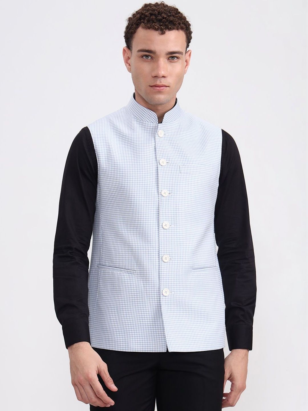 MODI JACKET Men Checked Core Jacket