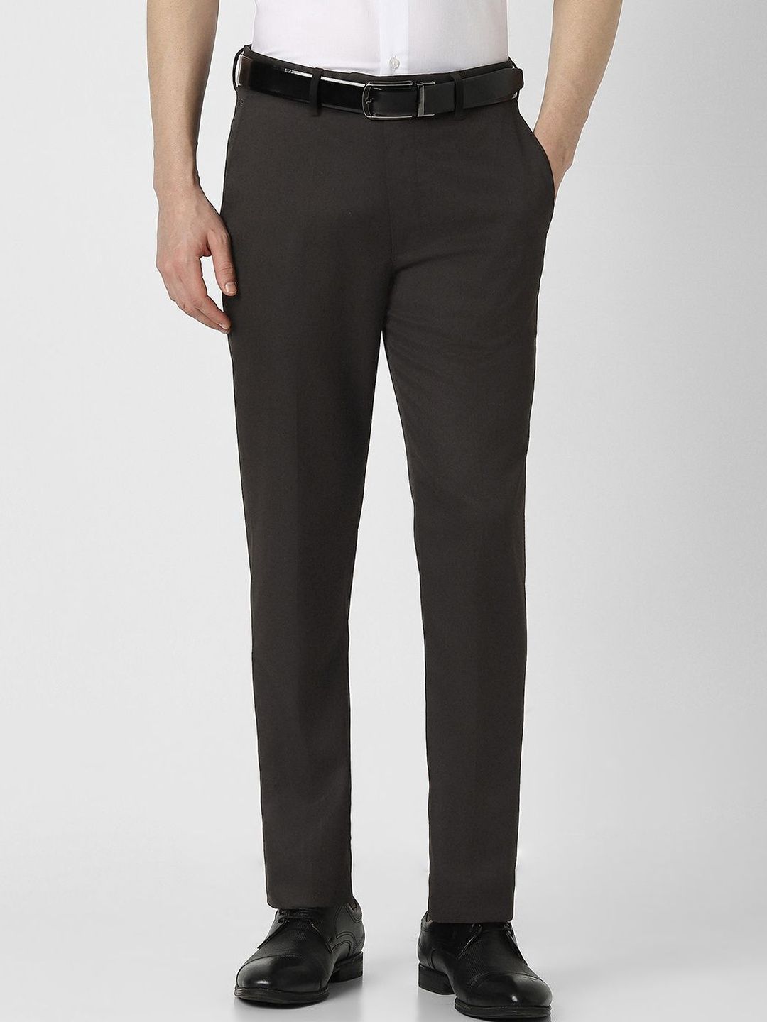 Peter England Men Slim Fit Trousers