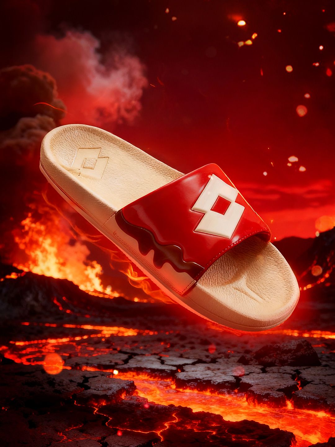 Lotto Men Melt - Enduro Red Slides