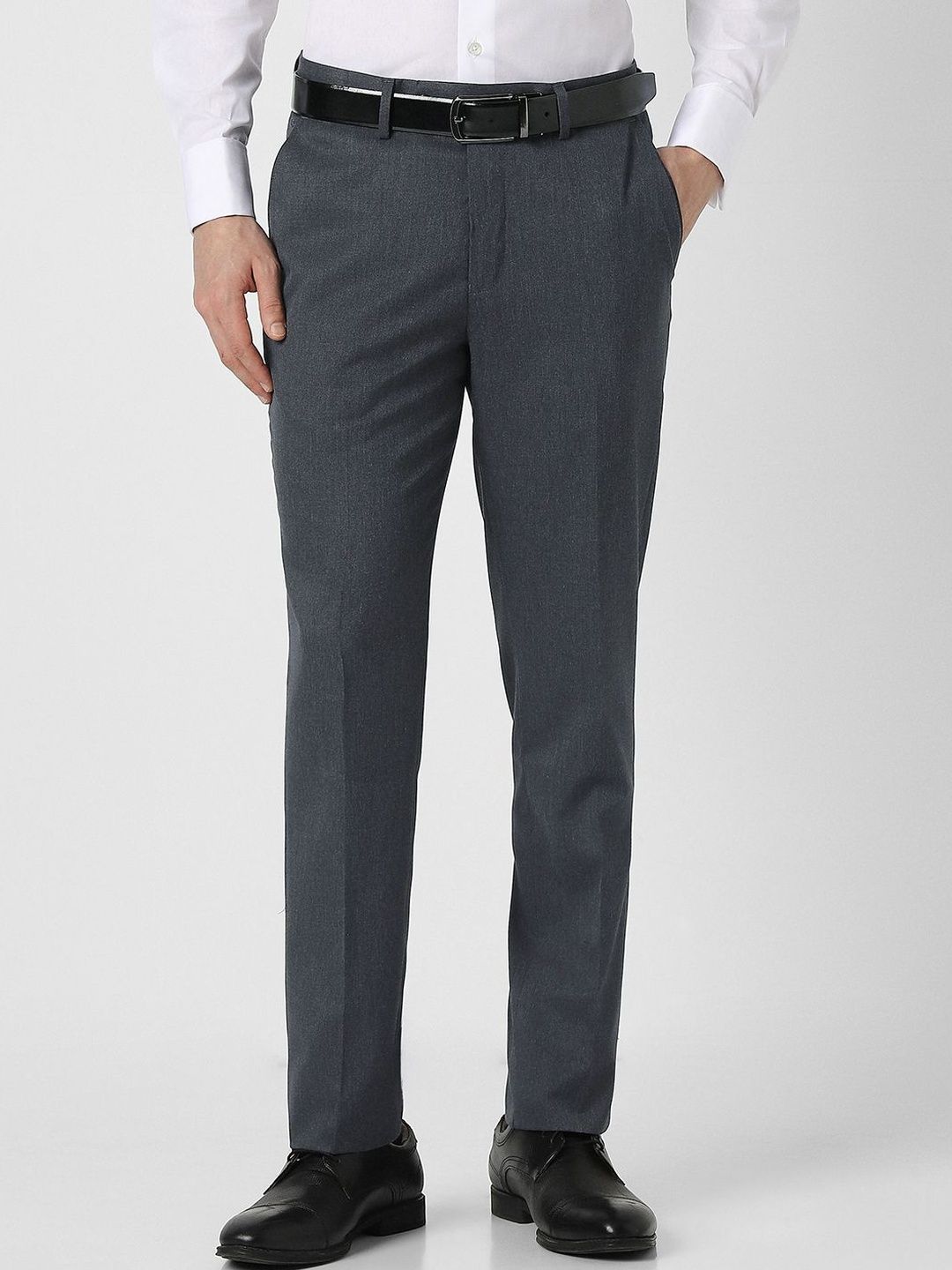 Peter England Men Slim Fit Trousers