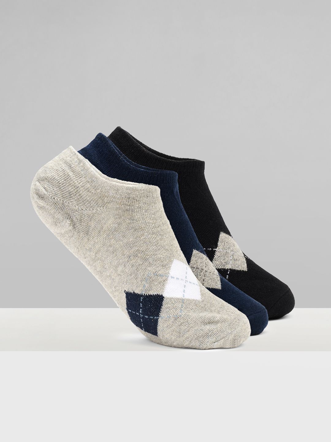 Ajile by Pantaloons Men 3-Pcs Ankle-Length Socks