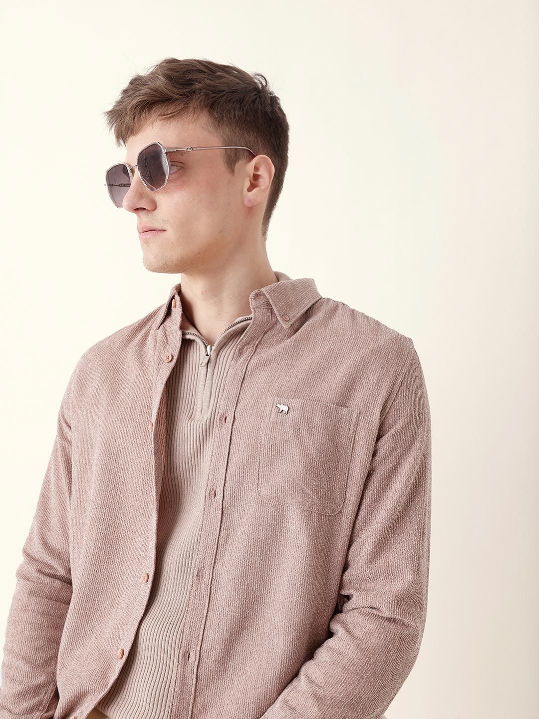 THE BEAR HOUSE Men Slim Fit Casual Shirt deal from myntra THE BEAR HOUSE Men Slim Fit Casual Shirt deal from myntra