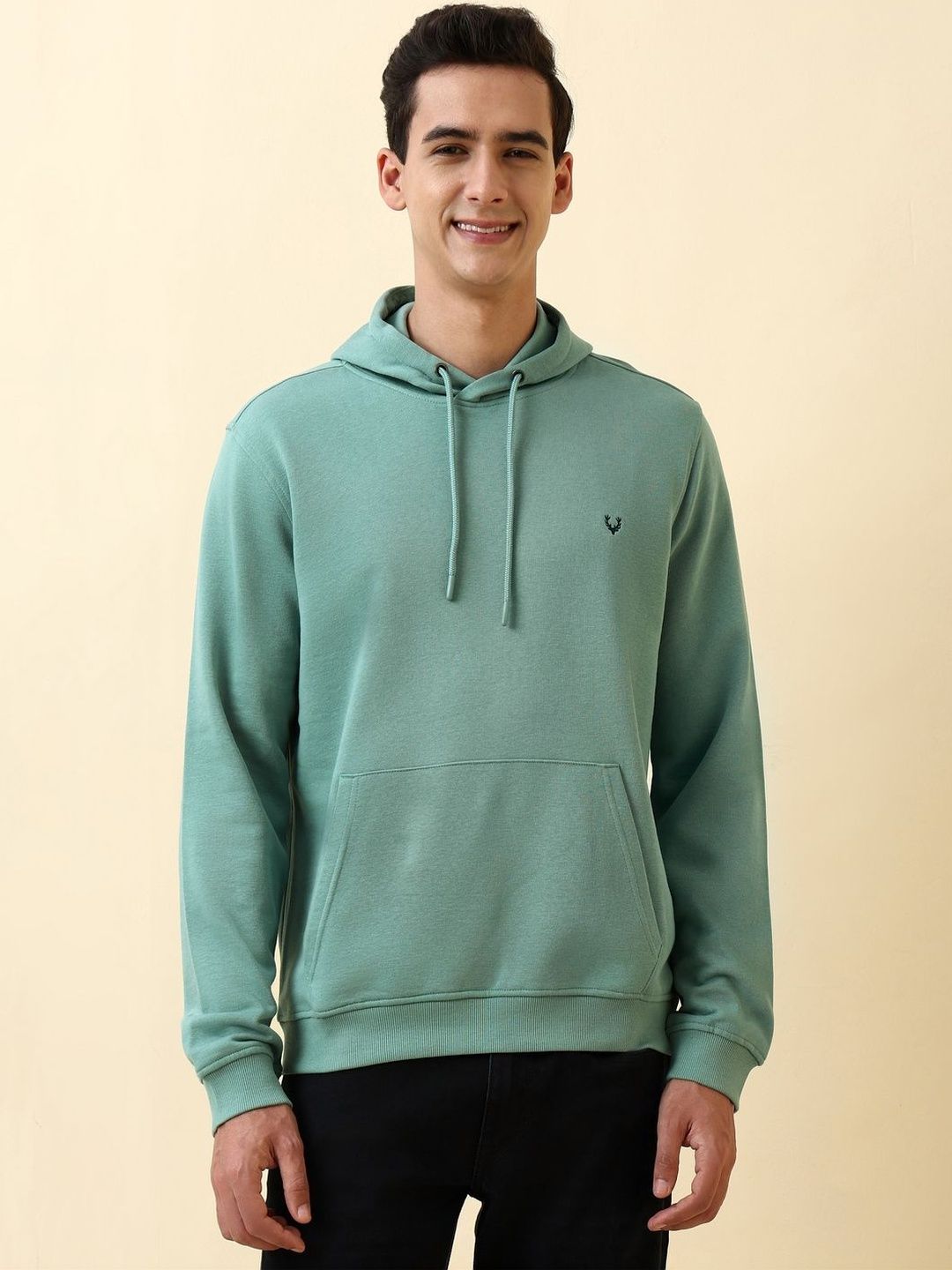 Allen Solly Men Hooded Sweatshirt
