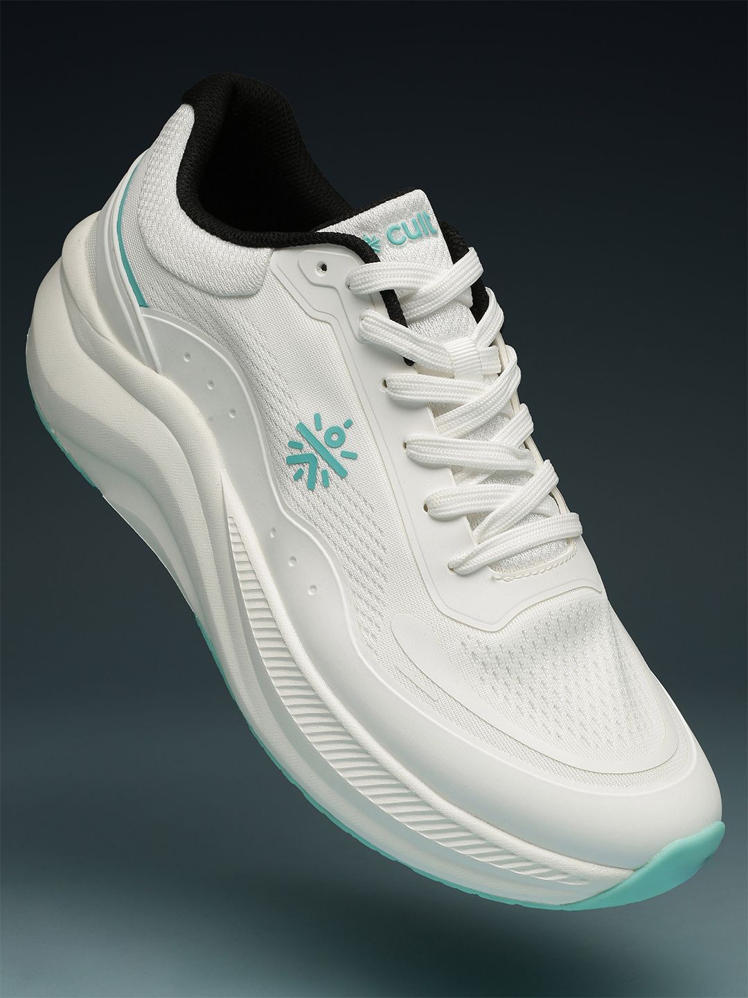 CULT Men's FlowPro Walking Shoes - White/Sea Green