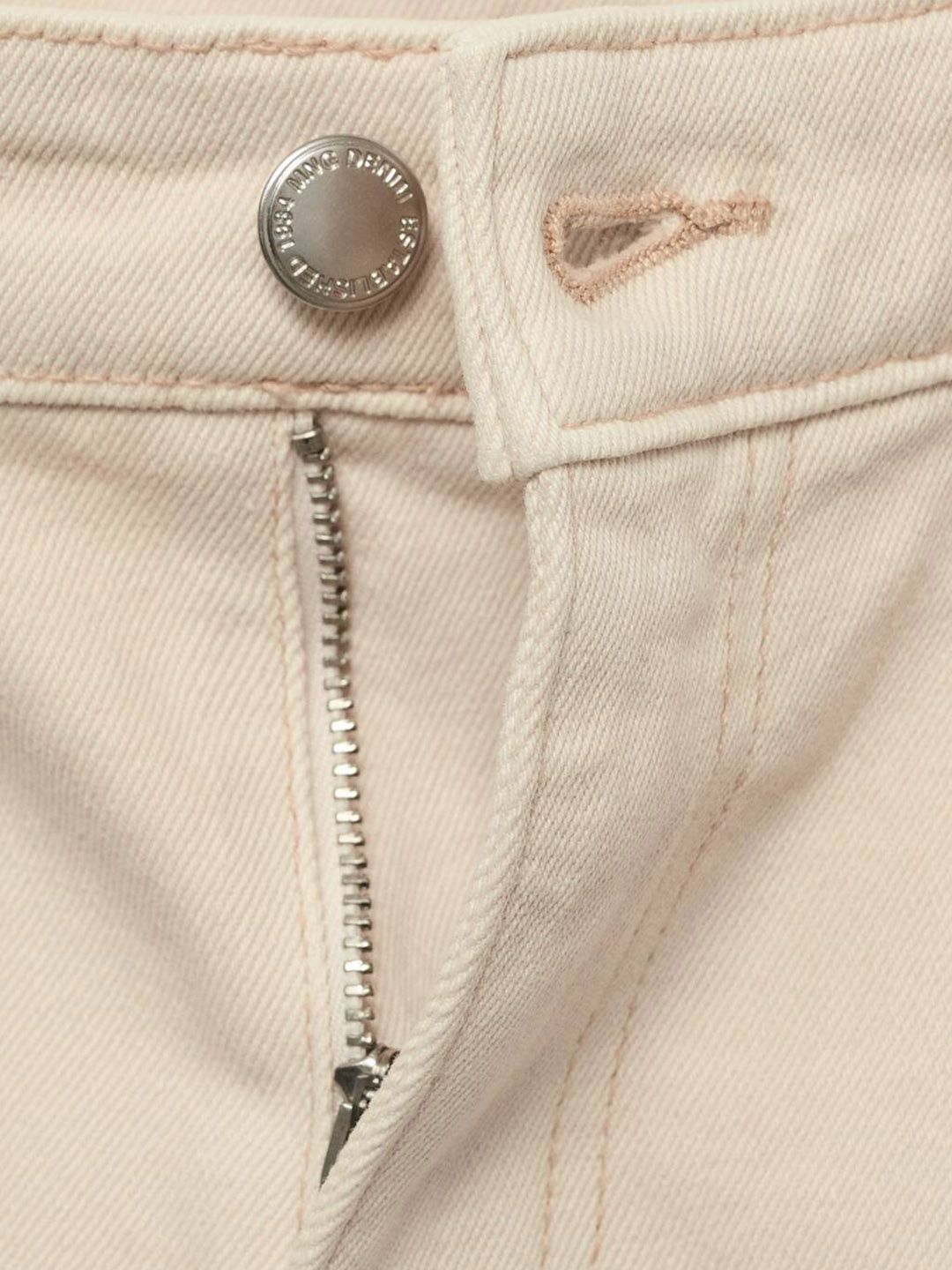 Mid-Rise Bootcut Stretchable Jeans with Front Seam