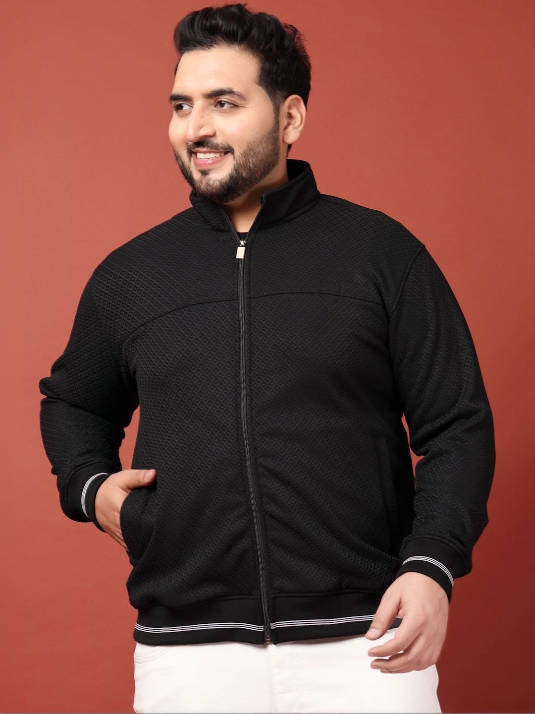plusS Men Sporty Jacket