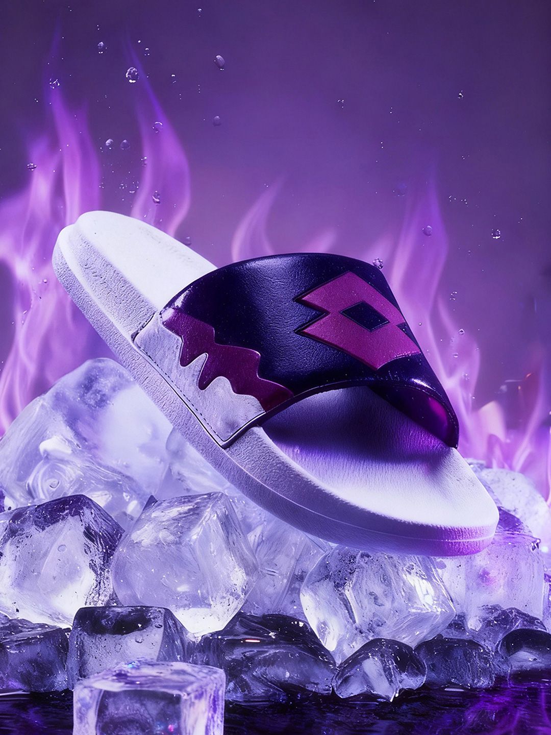 Lotto Men Melt - Enduro Purple Slides