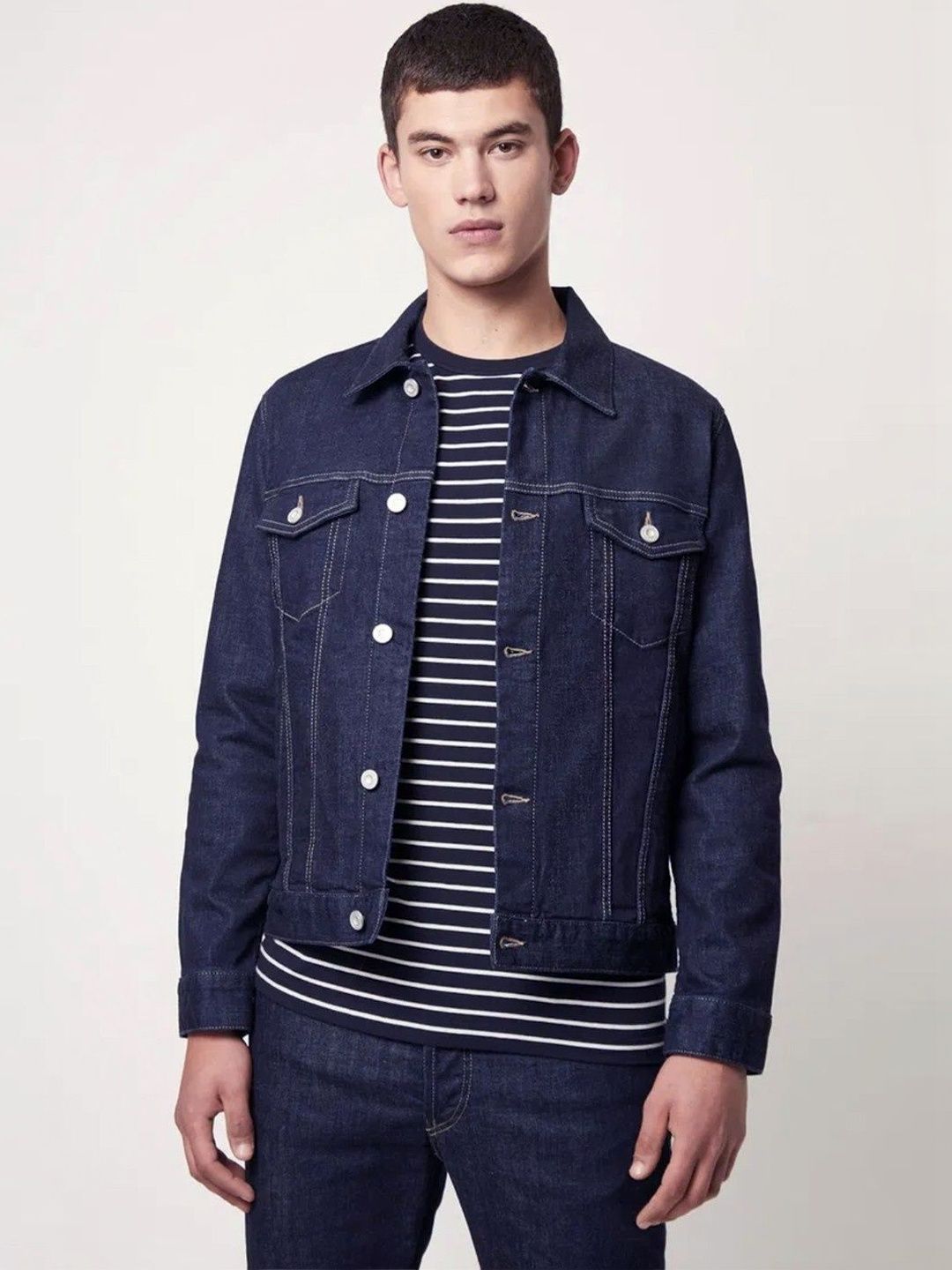 MASTERLY WEFT Men Denim Jacket