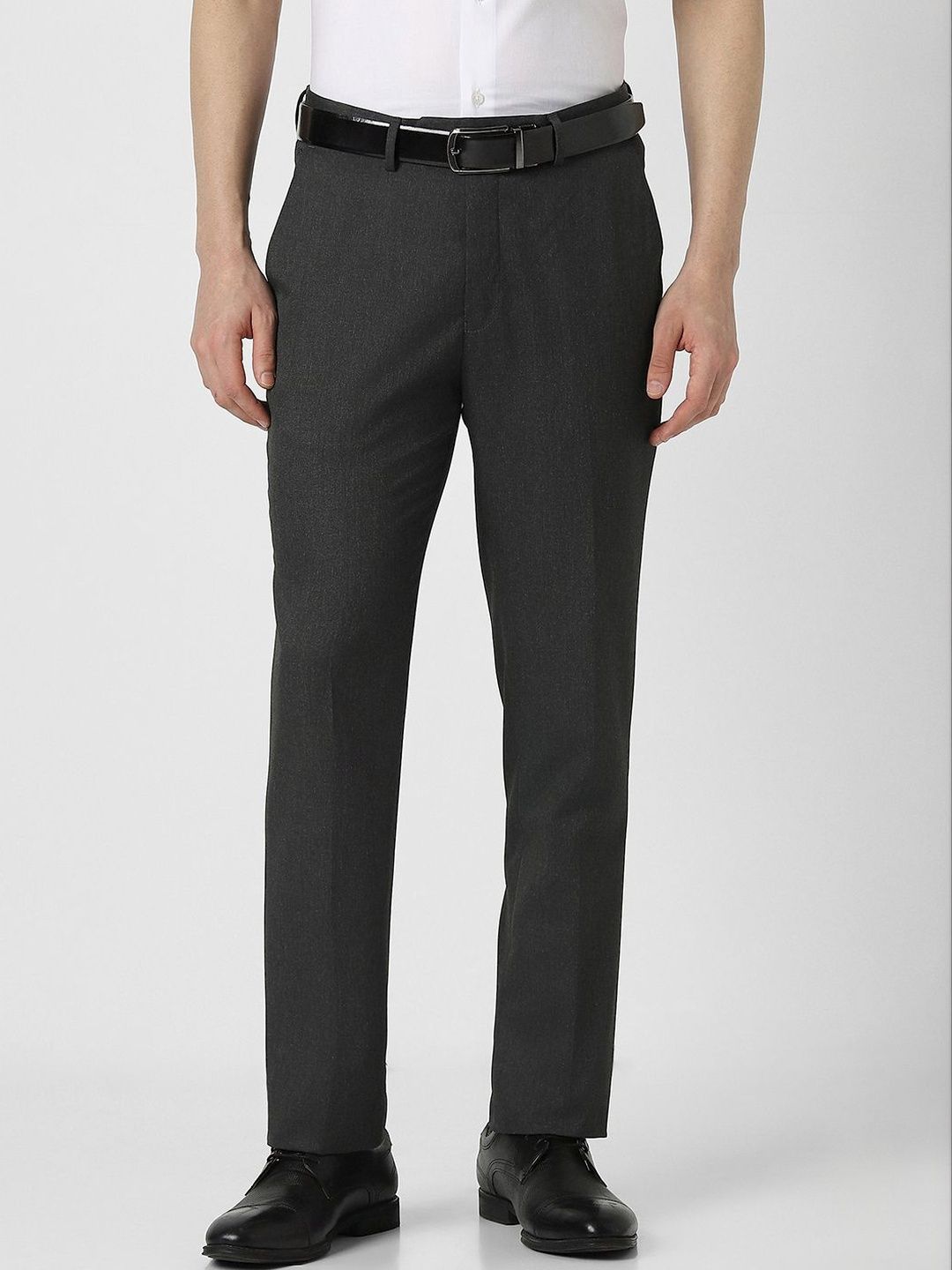 Peter England Men Slim Fit Trousers