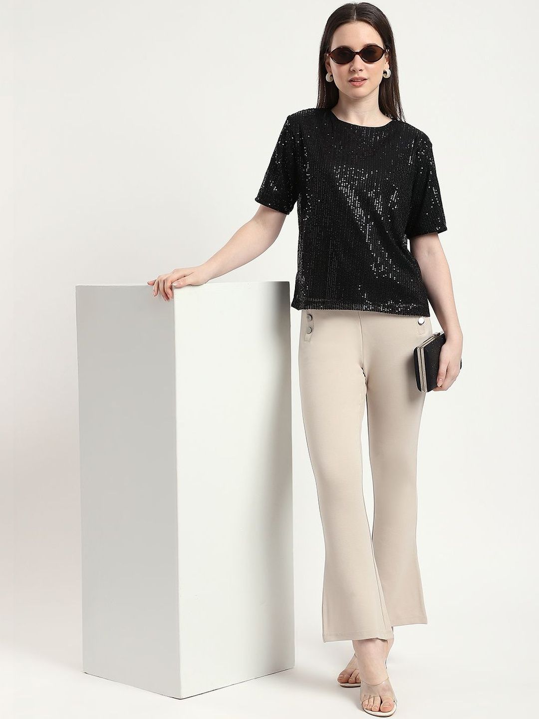 Buy R&B Embellished Top - Tops for Women 38377536 | Myntra