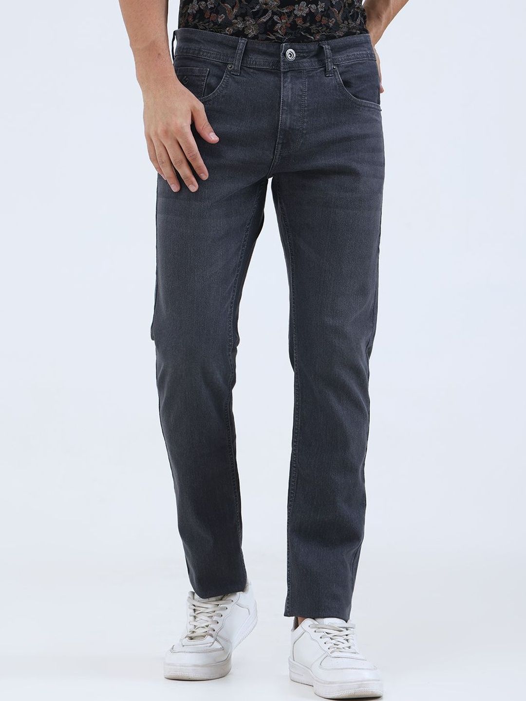 Greenfibre Men Slim Fit Mid-Rise Jeans
