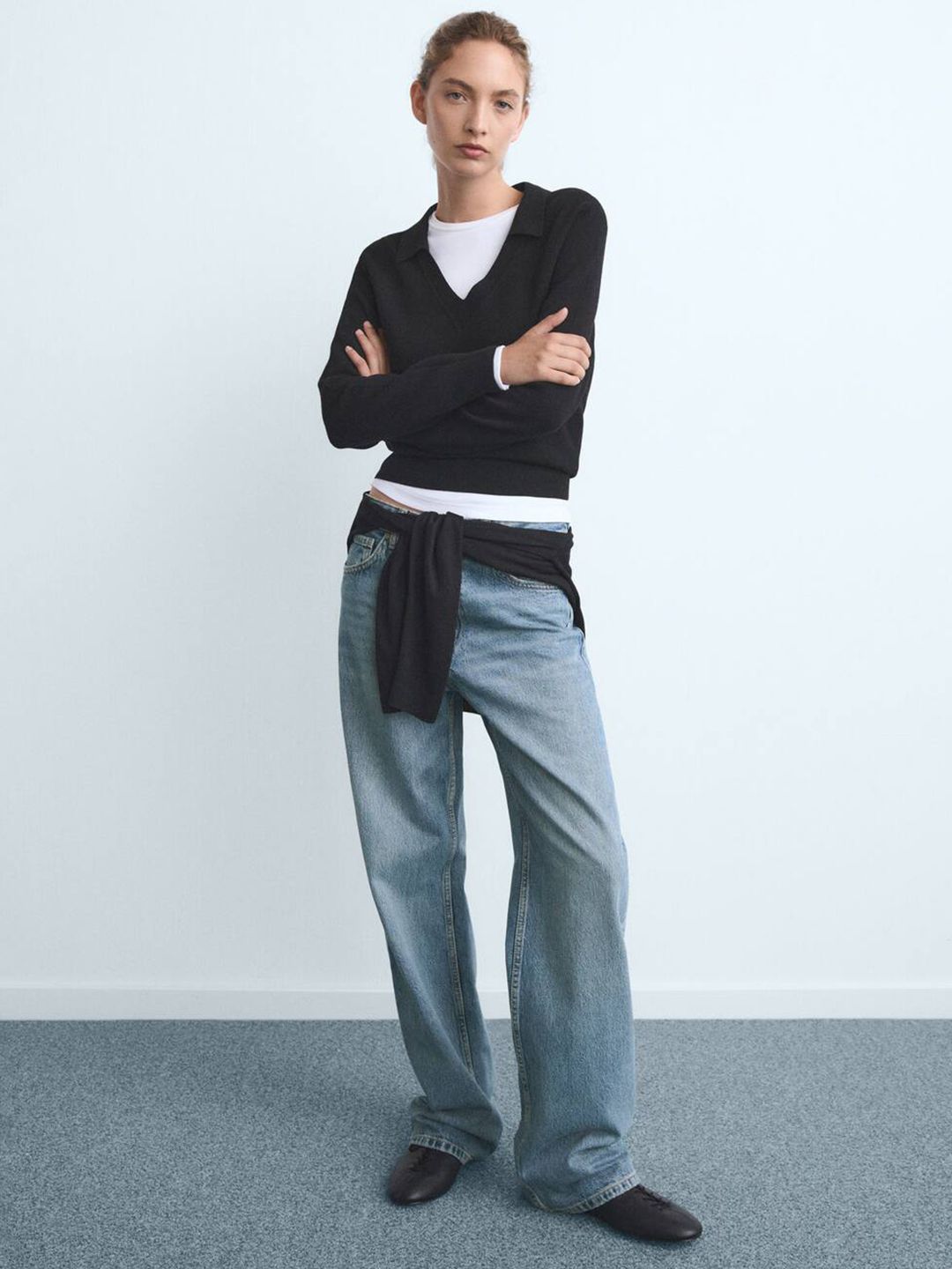 Mid-Rise Pure Cotton Straight Fit Light Fade Jeans