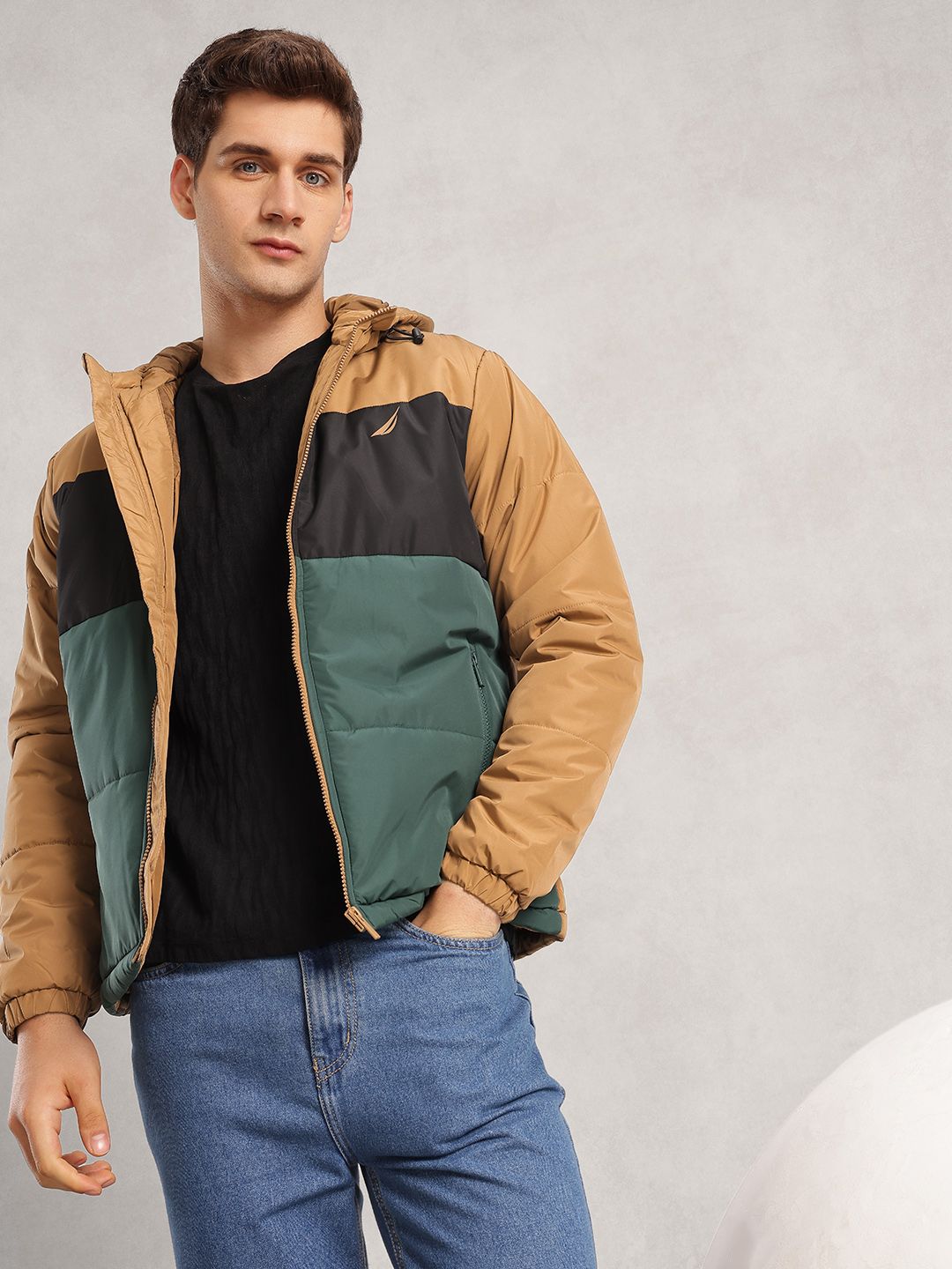Nautica Colourblocked Padded Jacket
