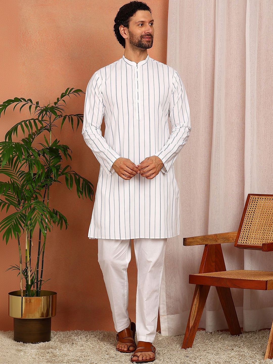 See Designs Men Printed Kurta