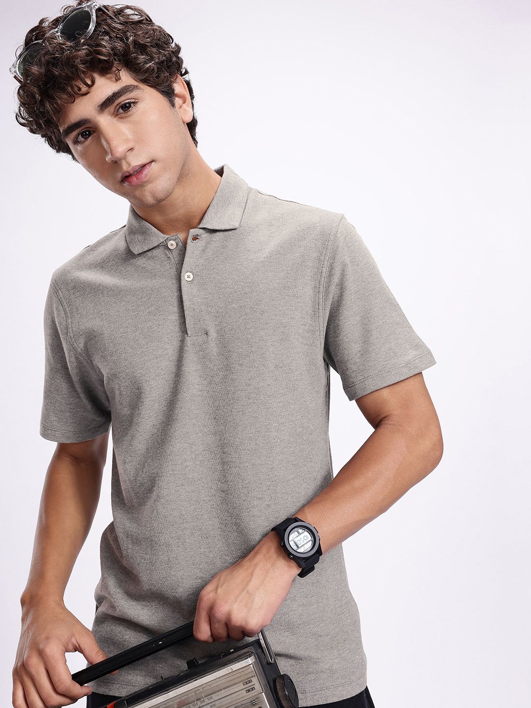 Kook N Keech Pure Cotton Polo Collar T-shirt