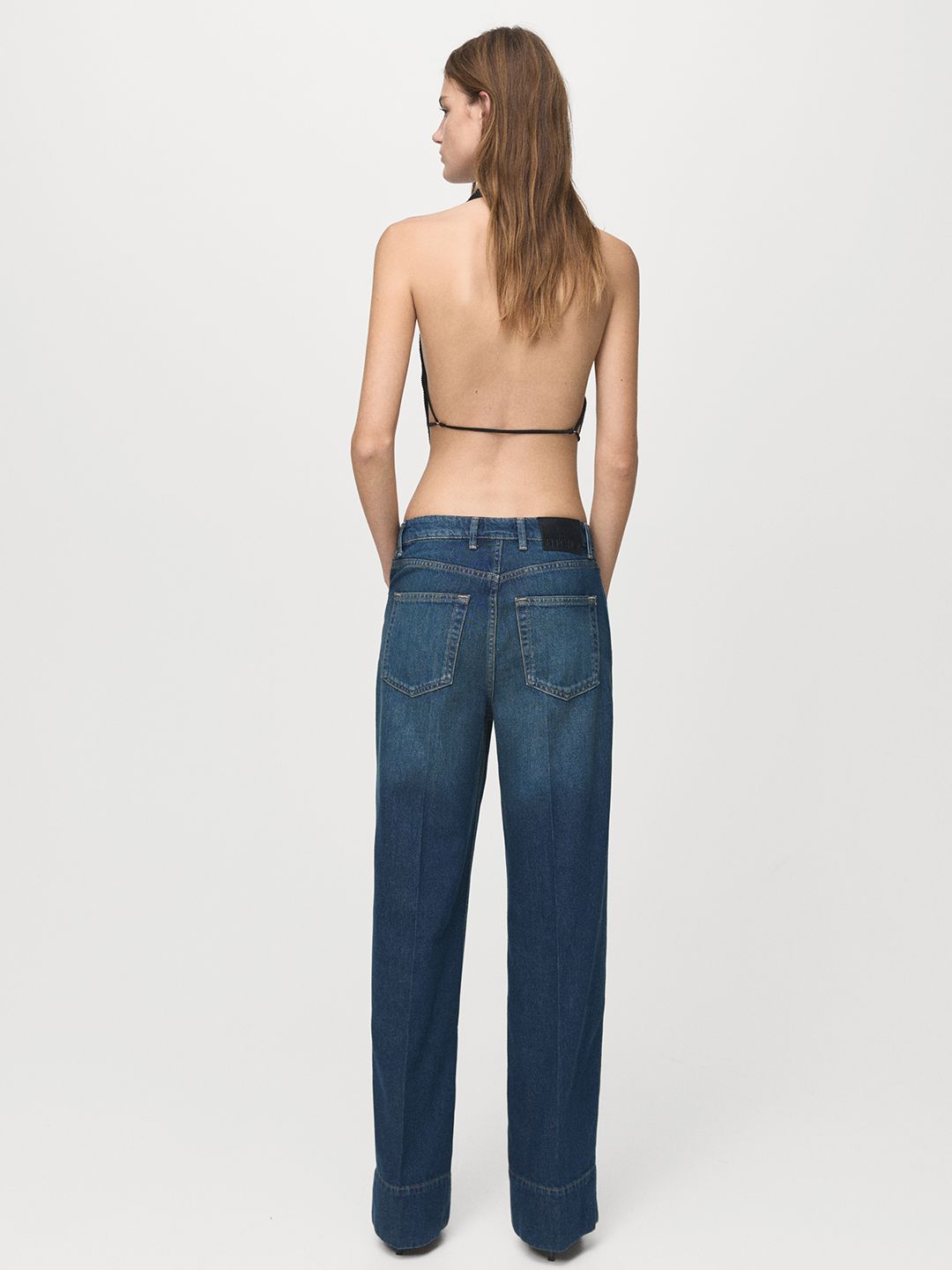 Pure Cotton Straight Fit Heavy Fade Jeans