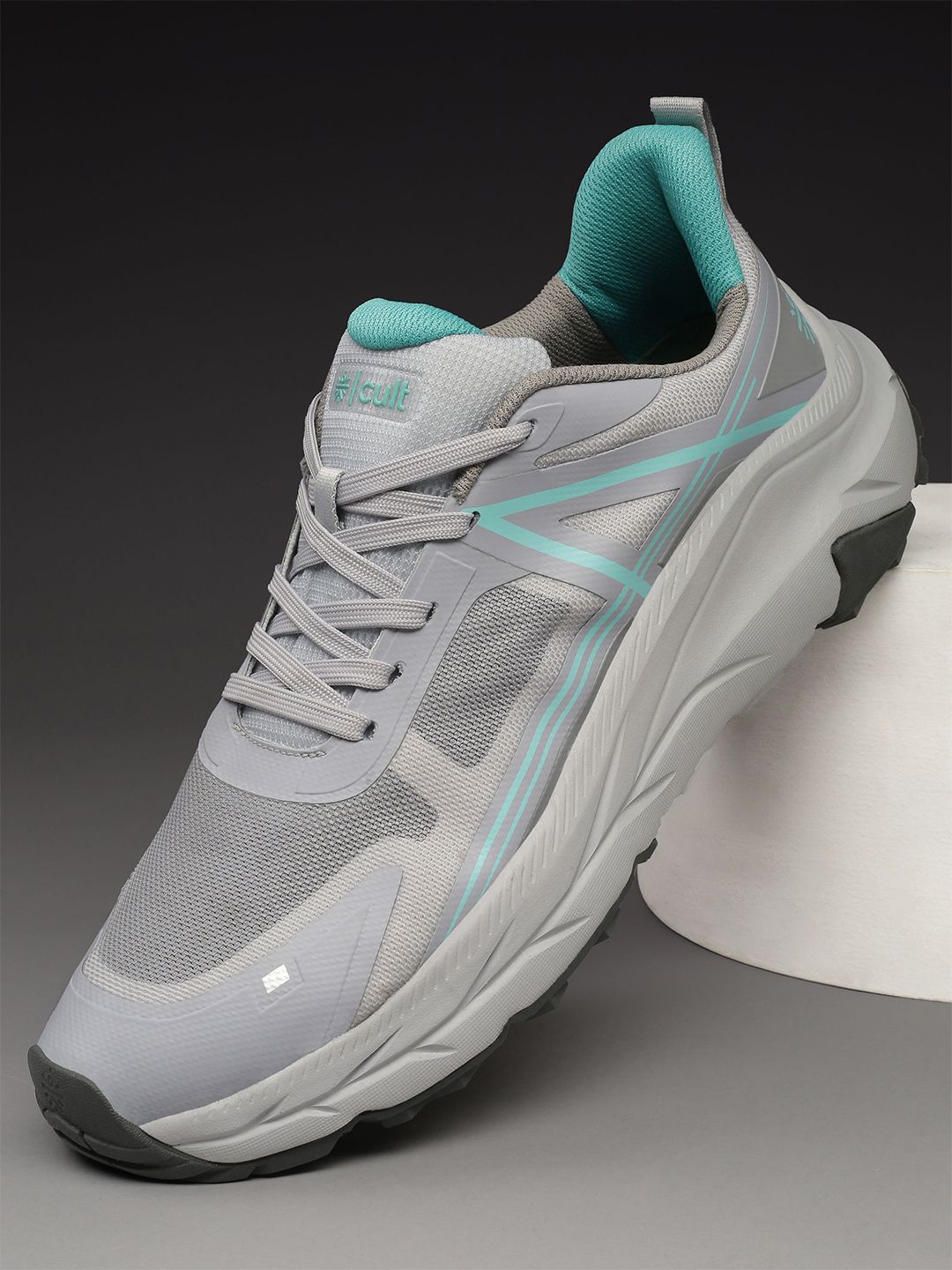 CULT Men's Drift Outdoor Shoes - L. Grey & Sea Green