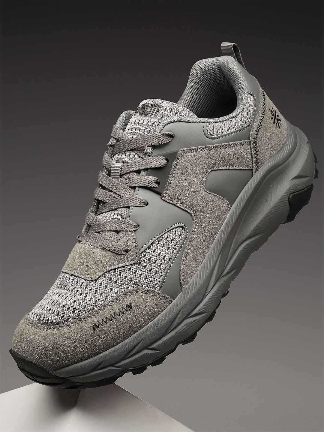 Buy CULT Men Aerolume Outdoor Shoes - D. Grey & L. Olive - Sports