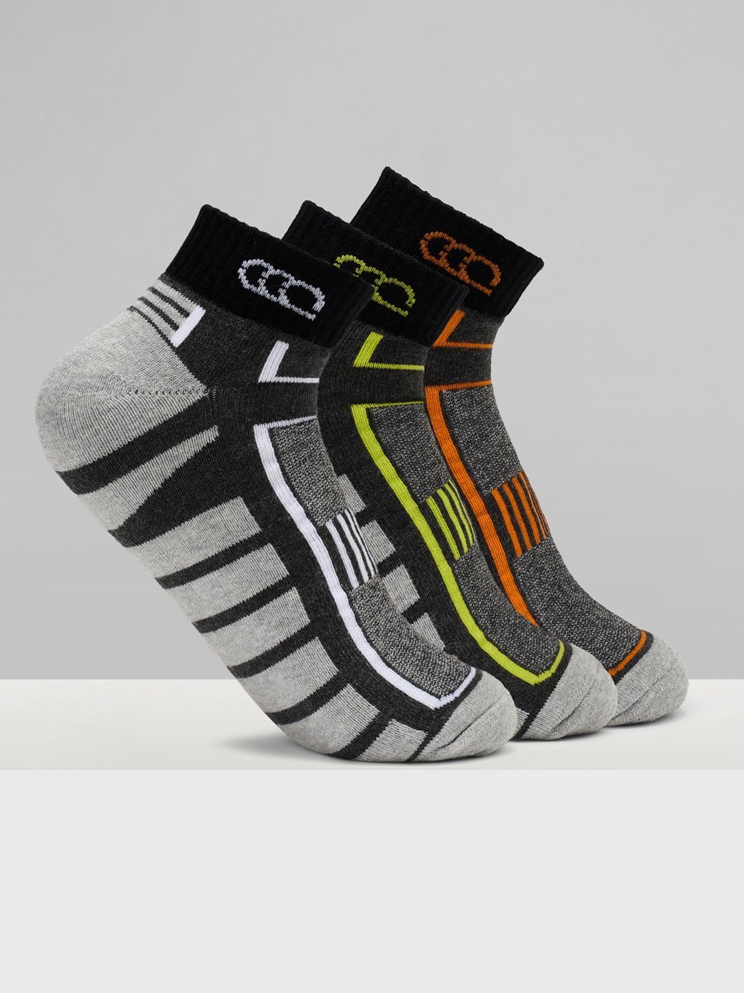 Ajile by Pantaloons Men 3-Pcs Ankle-Length Socks