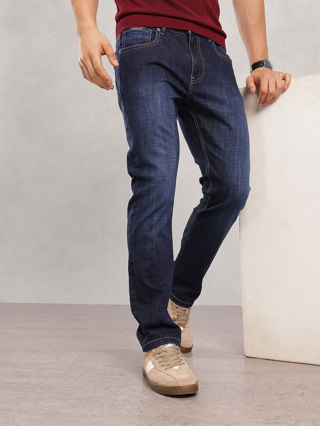 Nautica Men Straight Fit Stretchable Jeans