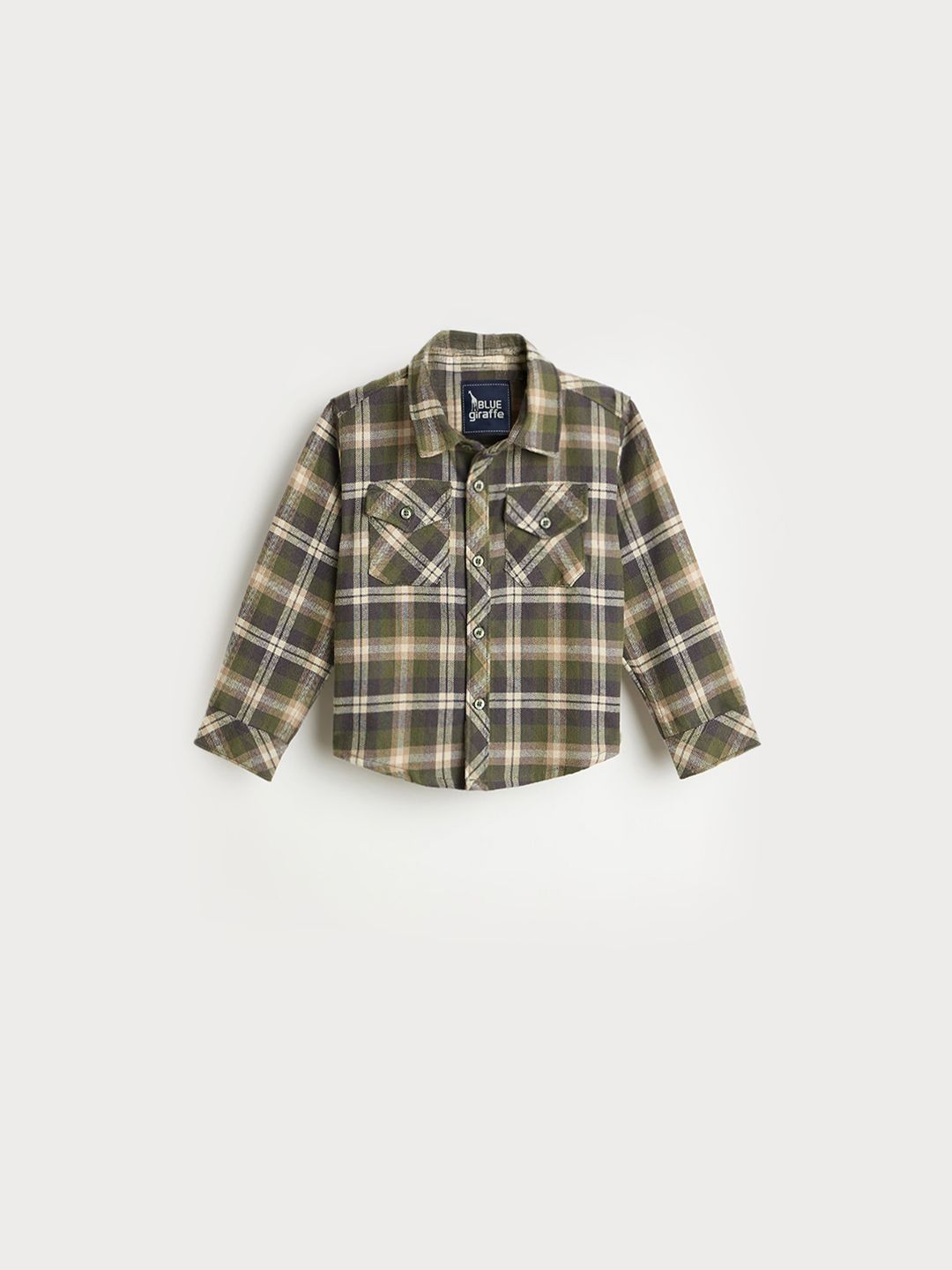 Blue Giraffe Boys Classic Checked Casual Shirt